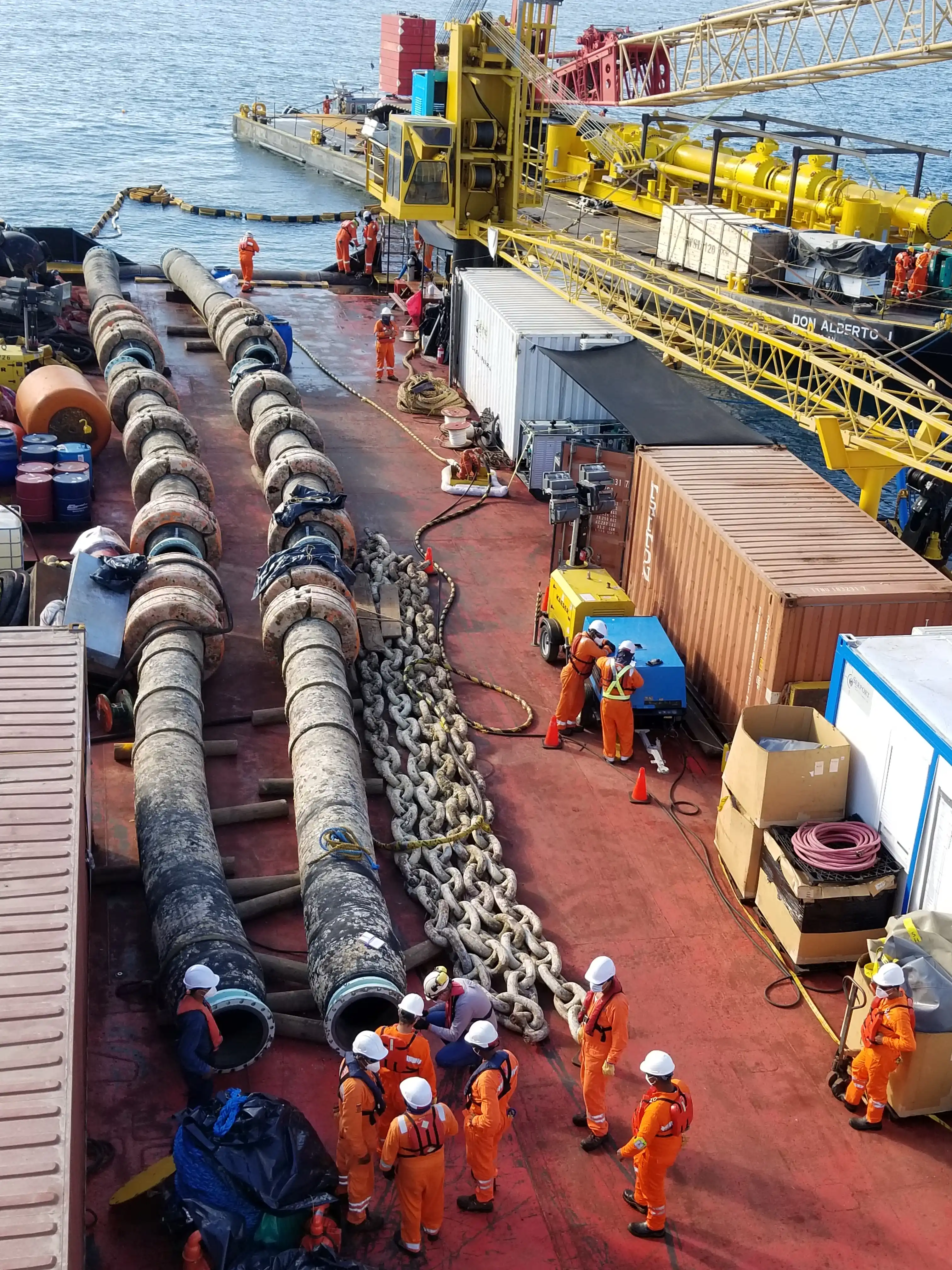 Cambio de Monoboya 42” Coveñas, Colombia