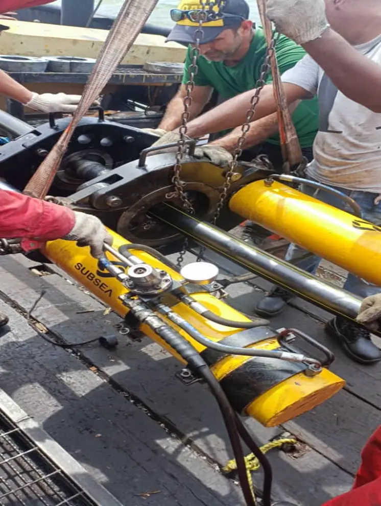 Instalación tubería flexible 2" y 4" - Vista 3